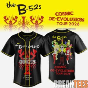 THE B-52s x DEVO – COSMIC DE-EVOLUTION BASEBALL JERSEY 2