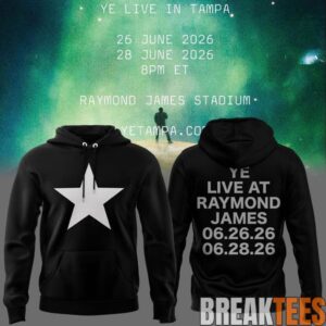 Tampa 2026 Ye Live Concert Tour Raymondames Stadium Hoodie