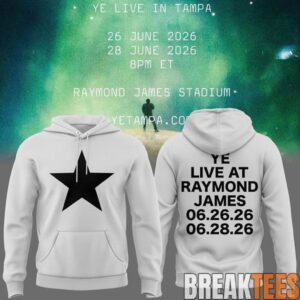 Tampa 2026 Ye Live Concert Tour Raymondames Stadium Hoodie 1