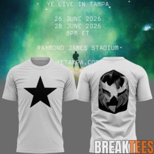 Tampa 2026 Ye Live Concert Tour Raymondames Stadium Shirt