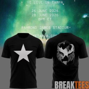Tampa 2026 Ye Live Concert Tour Raymondames Stadium Shirt 3 Tampa 2026 Ye Live Concert Tour Raymondames Stadium Shirt 3