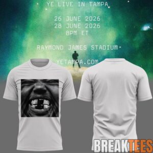 Tampa 2026 Ye Live Concert Tour Raymondames Stadium Shirt – 2D