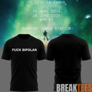 Tampa 2026 Ye Live Concert Tour Raymondames Stadium Shirt - 2D 1