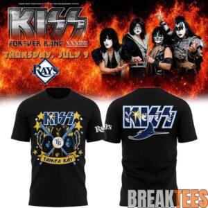 Tampa Bay Rays x KISS Tour 2026 T-Shirt