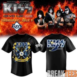 Tampa Bay Rays x KISS Tour Special Baseball Jersey
