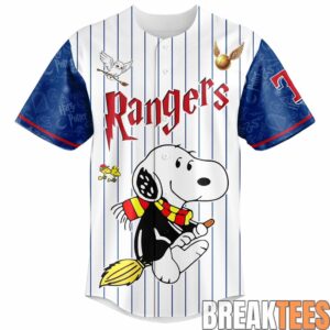 Texas Rangers Peanuts Harry Potter 2026 Special Edition Baseball Jersey 1