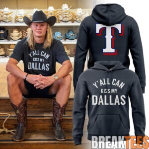 Texas Rangers x Erling Haaland Y’all Can Kiss My Dallas Edition Hoodie