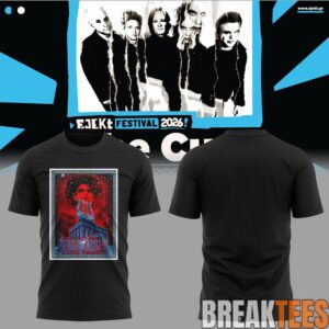 The Cure EJEKT Festival 2026 in Athens T-Shirt