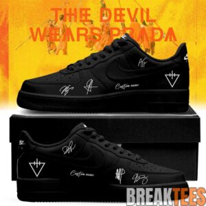 The Devil Wears Prada 2026 Tour “Flowers” Signature Custom AF1 Shoes