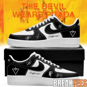 The Devil Wears Prada 2026 Tour “Flowers” Signature Custom AF1 Shoes 2