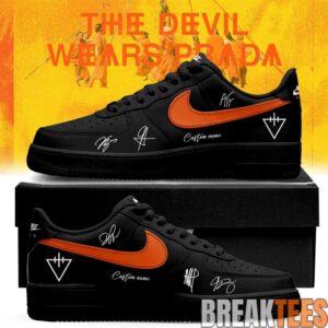 The Devil Wears Prada 2026 Tour “Flowers” Signature Custom AF1 Shoes 4