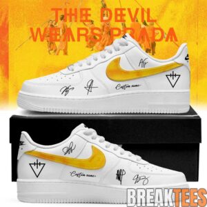 The Devil Wears Prada 2026 Tour “Flowers” Signature Custom AF1 Shoes 5