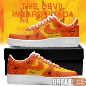 The Devil Wears Prada 2026 Tour “Flowers” Signature Custom AF1 Shoes 7