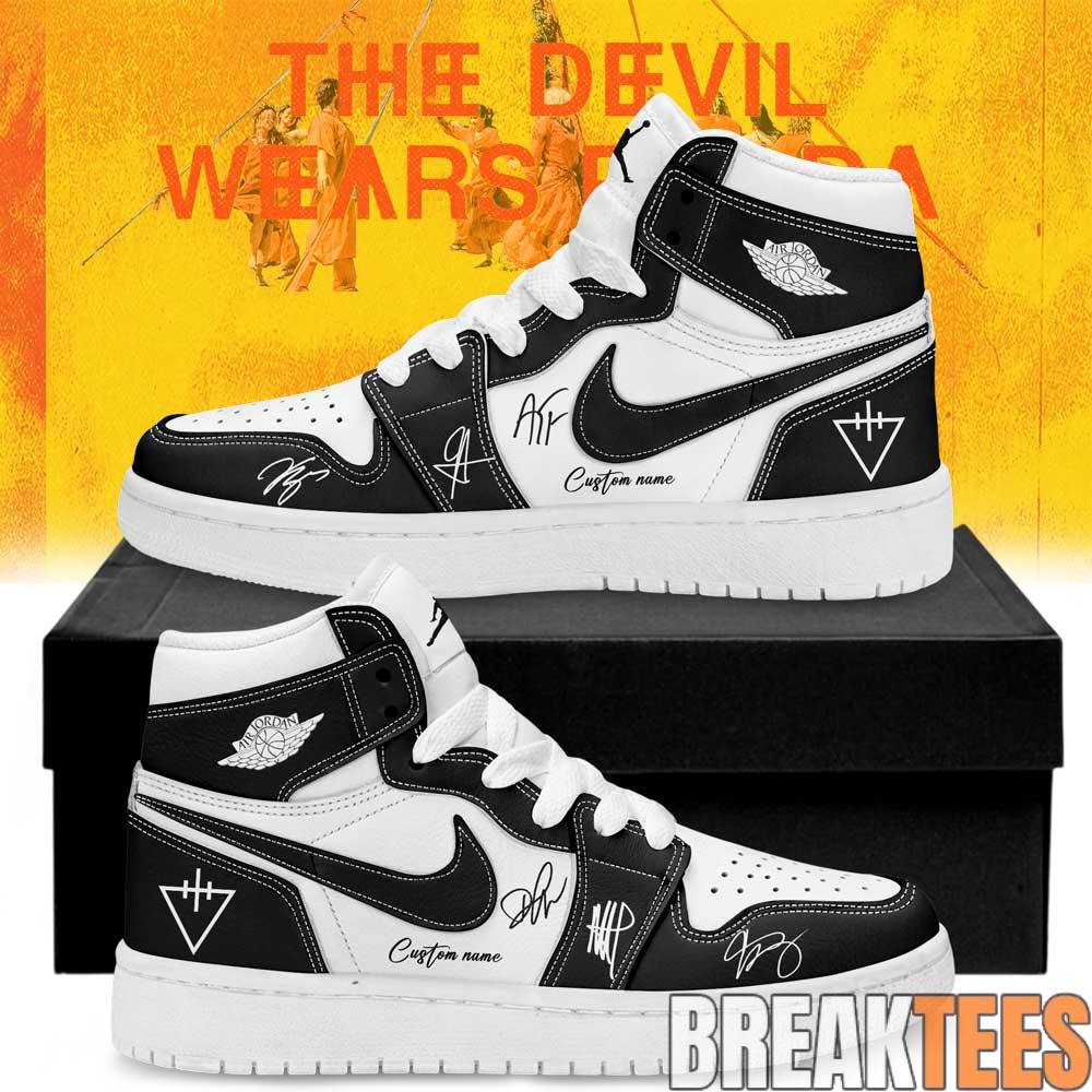 The Devil Wears Prada 2026 Tour “Flowers” Signature Custom AJ1 Shoes The Devil Wears Prada 2026 Tour “Flowers” Signature Custom AJ1 Shoes