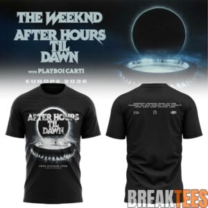 The Weeknd After Hours Til Dawn Tour T-Shirt 2