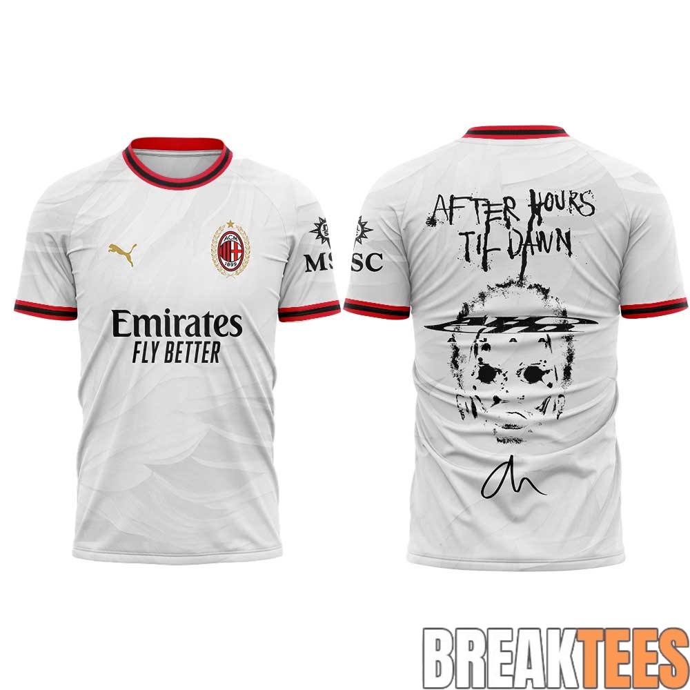 The Weeknd After Hours Til Dawn Tour x AC Milan Limited Edition Shirt The Weeknd After Hours Til Dawn Tour x AC Milan Limited Edition Shirt