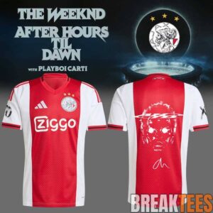 The Weeknd After Hours Til Dawn Tour x AFC Ajax Jersey