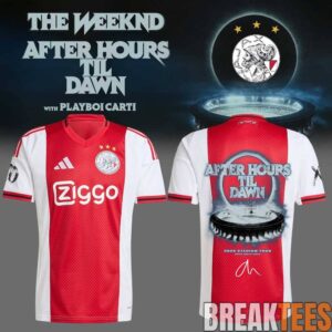 The Weeknd After Hours Til Dawn Tour x AFC Ajax Jersey 2