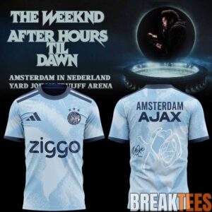 The Weeknd x Amsterdam Netherlands x After Hours Til Dawn Tour 2026 Shirt