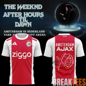 The Weeknd x Amsterdam Netherlands x After Hours Til Dawn Tour 2026 Shirt 2