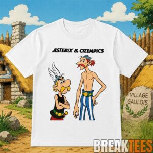 Thin Obelix Comic Asterix And Ozempics Funny Shirt