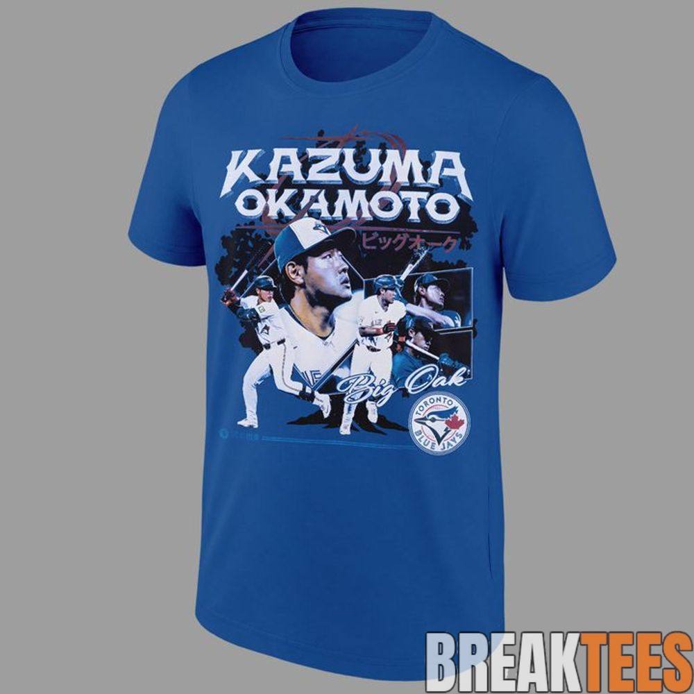 Toronto Blue Jays Kazuma Okamoto 2026 Special Shirt Toronto Blue Jays Kazuma Okamoto 2026 Special Shirt