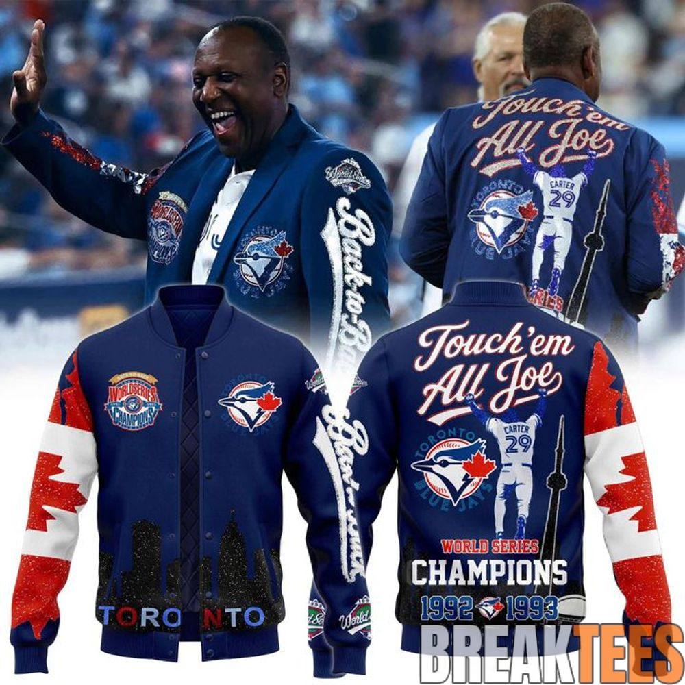 Toronto Blue Jays “Touch ’em all Joe!” Limited Edition 2026 Jacket Toronto Blue Jays “Touch ’em all Joe!” Limited Edition 2026 Jacket