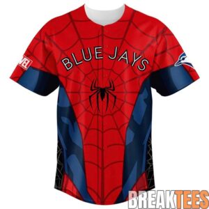 Toronto Blue Jays x Spider-Man Custom Edition Jersey 1 Toronto Blue Jays x Spider-Man Custom Edition Jersey 1