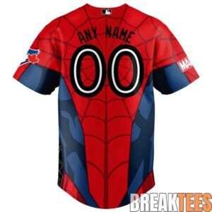 Toronto Blue Jays x Spider-Man Custom Edition Jersey 2 Toronto Blue Jays x Spider-Man Custom Edition Jersey 2