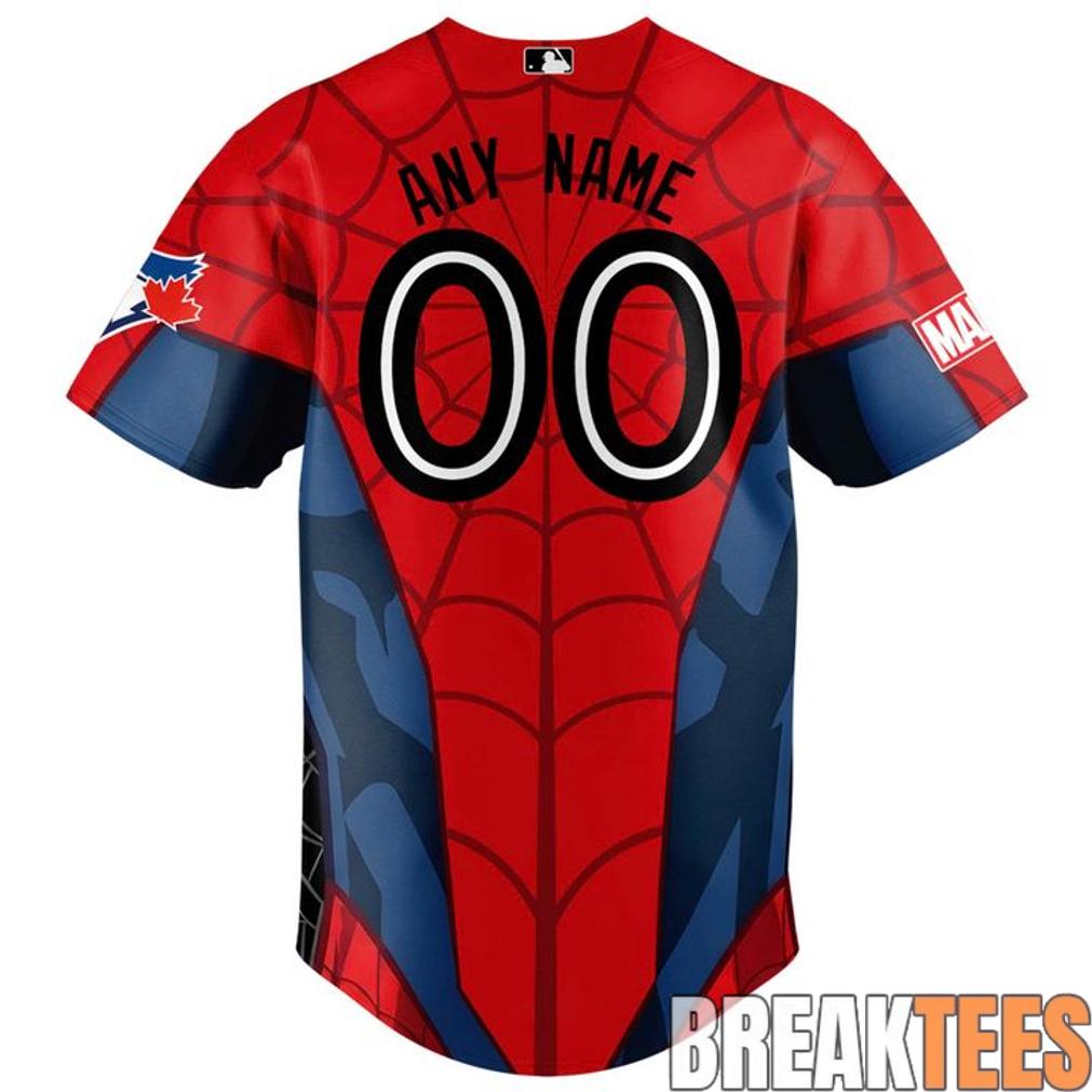 Toronto Blue Jays x Spider-Man Custom Edition Jersey Toronto Blue Jays x Spider-Man Custom Edition Jersey