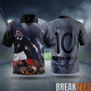 Travis Scott x Kylian Mbappe FIFA World Cup 2026 France Polo Shirt