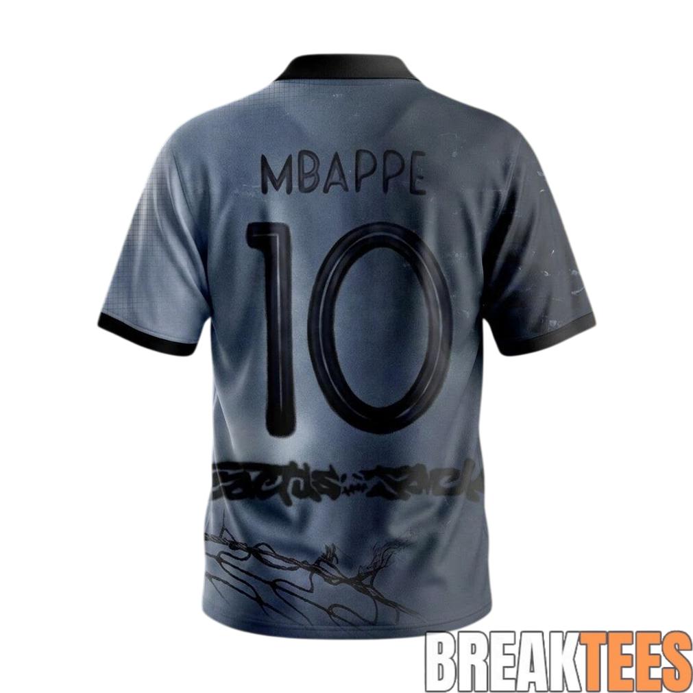 Travis Scott x Kylian Mbappe FIFA World Cup 2026 France Polo Shirt Travis Scott x Kylian Mbappe FIFA World Cup 2026 France Polo Shirt
