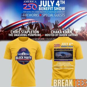 Trojans x America250 July 4th Benefit Show 2026 Yellow Shirt