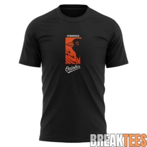Turnstile x Baltimore Orioles Ballpark Exclusive Black Limited Edition Shirt 1