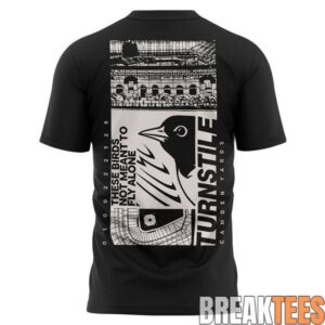 Turnstile x Baltimore Orioles Ballpark Exclusive Black Limited Edition Shirt 2