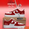 San Francisco 49ers BOLD BLACK and RED Limited Edition AF1 Shoes