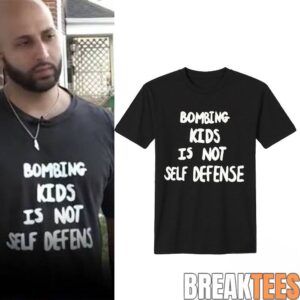 United Airlines Customer Bombing Kids Is Not Self Defense Black Tee