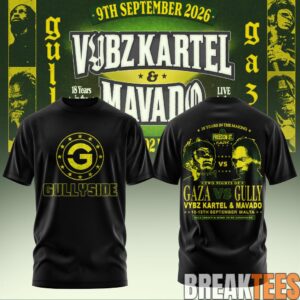 VYBZ KARTEL x MAVADO – GAZA vs GULLY Special Shirt 1