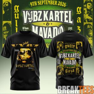 VYBZ KARTEL x MAVADO – GAZA vs GULLY Special Shirt 2