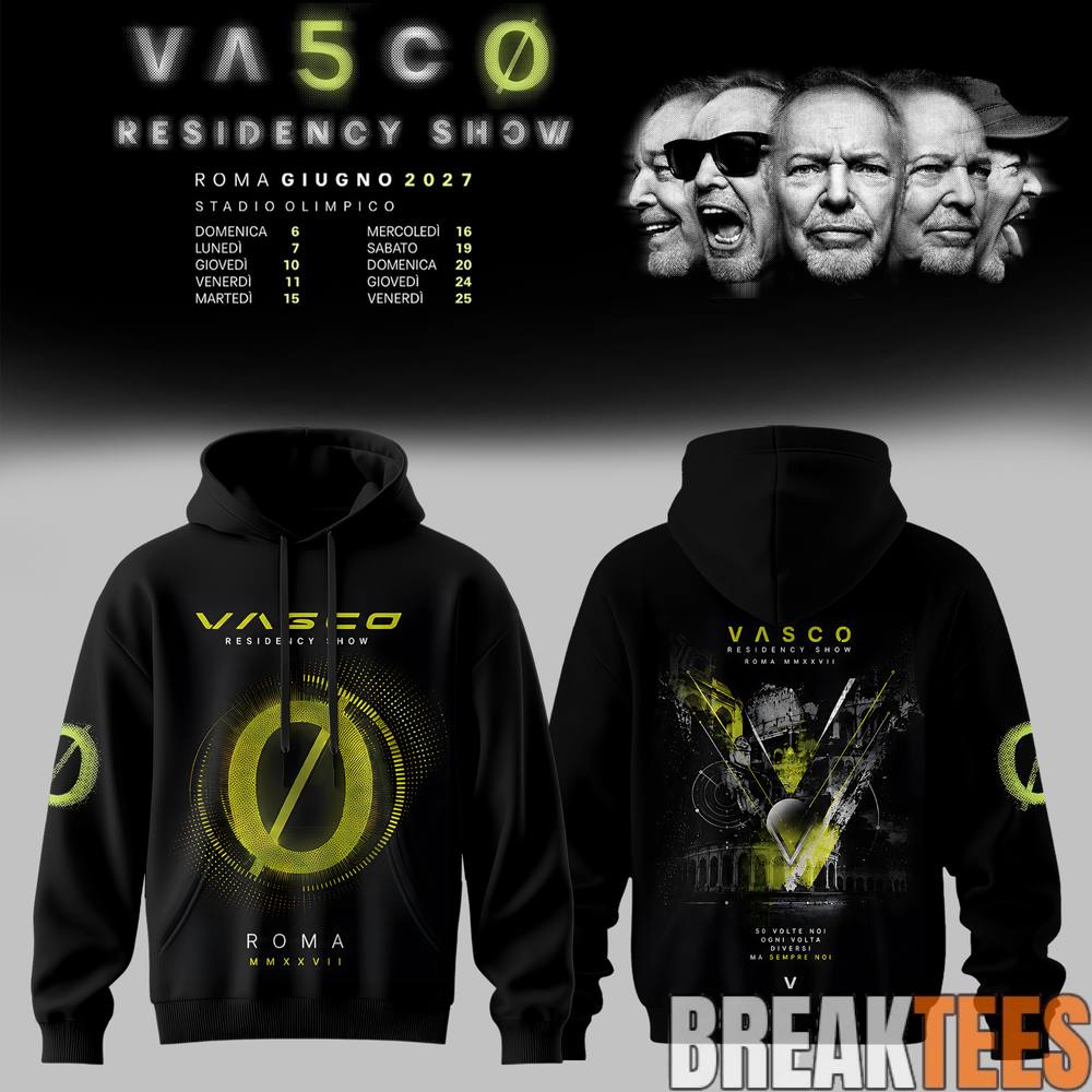 Vasco RESIDENCY SHOW 2027 Hoodie Vasco RESIDENCY SHOW 2027 Hoodie