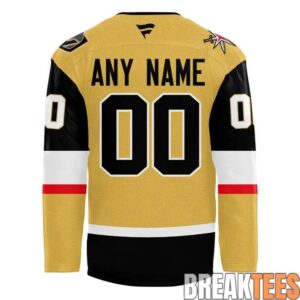 Vegas Golden Knights 10th Season Logo 2026 Custom Hockey Jersey 2