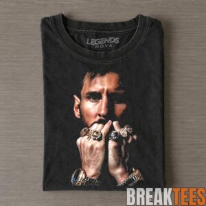 Vintage Lionel Messi Shirt – Vintage Design Argentina Football Champion Rings Tee