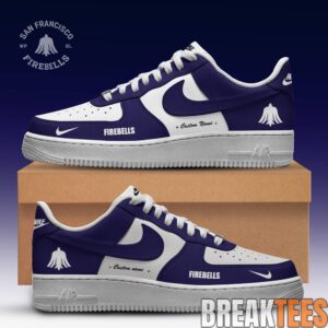 WPBL San Francisco Firebells 2026 Customize Air Force 1 Shoes