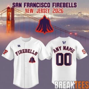 WPBL San Francisco Firebells Custom Edition 2026 Jersey