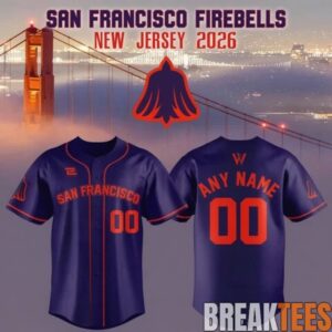 WPBL San Francisco Firebells Custom Edition 2026 Jersey 1
