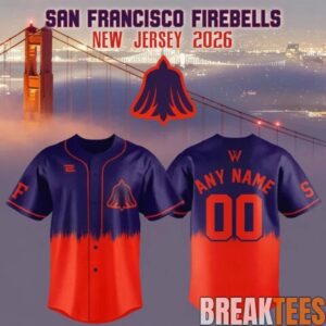 WPBL San Francisco Firebells Custom Edition 2026 Jersey 2