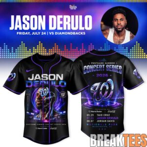 Washington Nationals x Jason Derulo Postgame Summer Concert Series Jersey 1