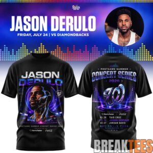 Washington Nationals x Jason Derulo Postgame Summer Concert Series T-Shirt