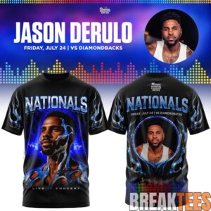 Washington Nationals x Jason Derulo Postgame Summer Concert Series T-Shirt 1