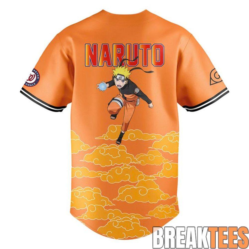 Washington Nationals x Naruto Shippuden Night 2026 Special Baseball Jersey Washington Nationals x Naruto Shippuden Night 2026 Special Baseball Jersey